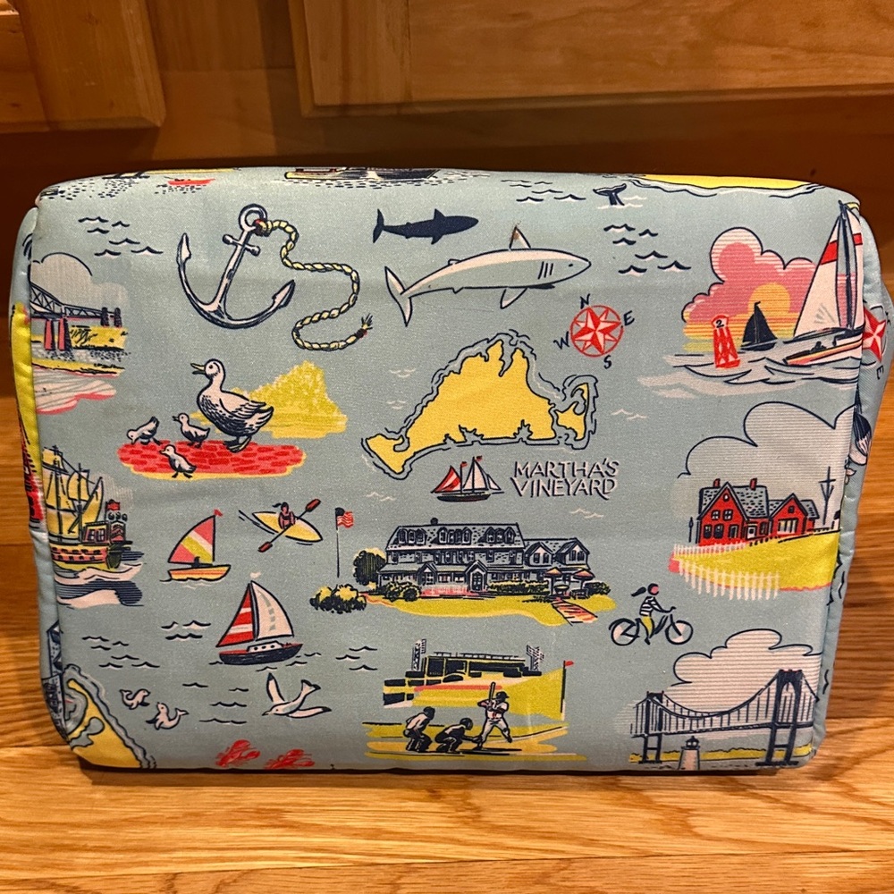 Scout Nautical Print Lunch Bag cooler Nantucket- Martha’s Vineyard insulated - Picture 4 of 8